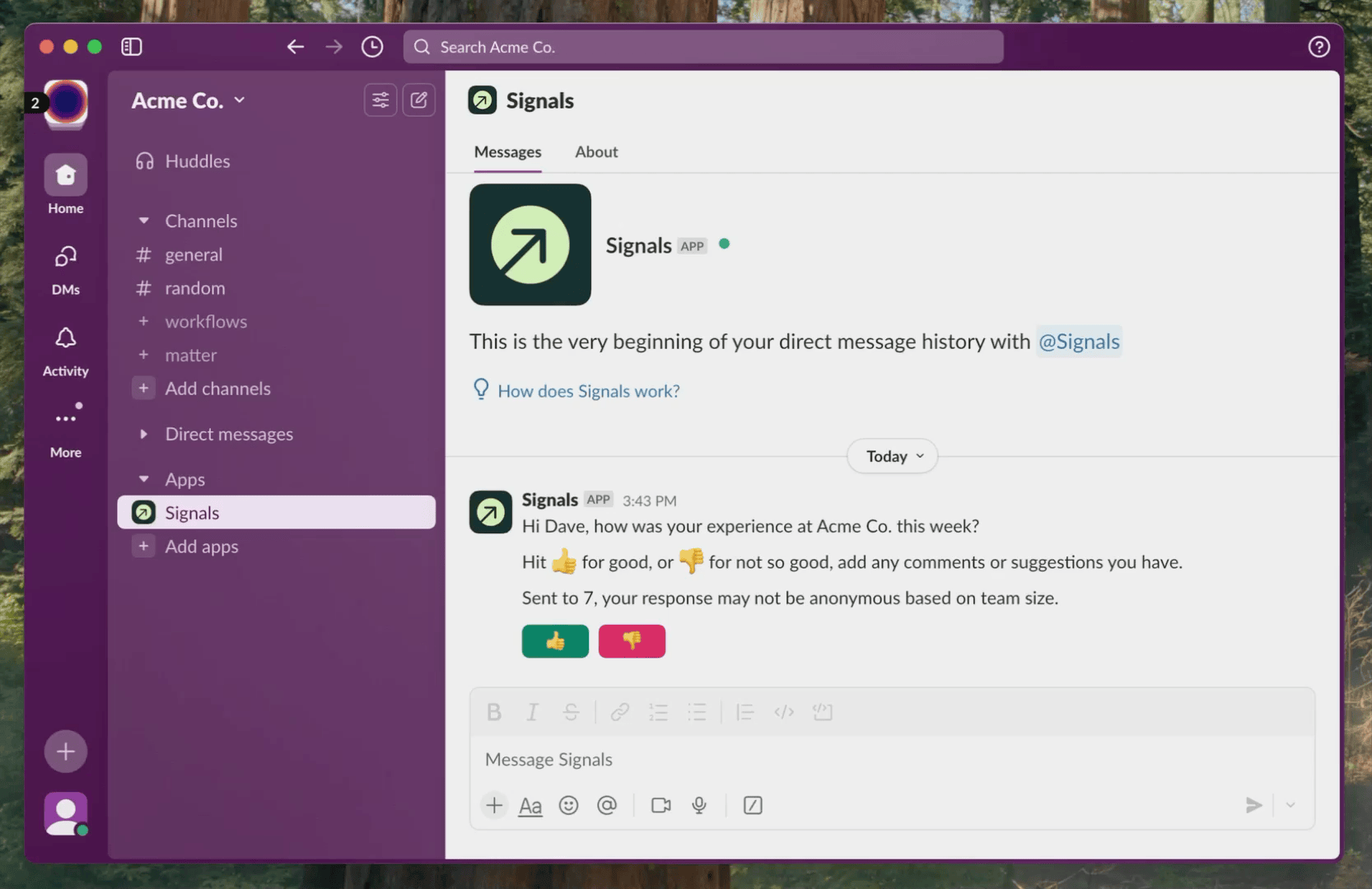How Relay works in the Slack App
